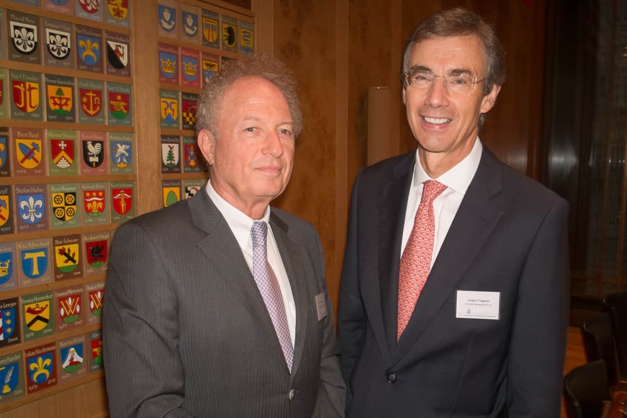 Roy C. Hitchman, Managing Director, Roy C. Hitchman AG Executive Search Consultants; Jürgen Tinggren, Group CEO, Schindler Management Ltd.