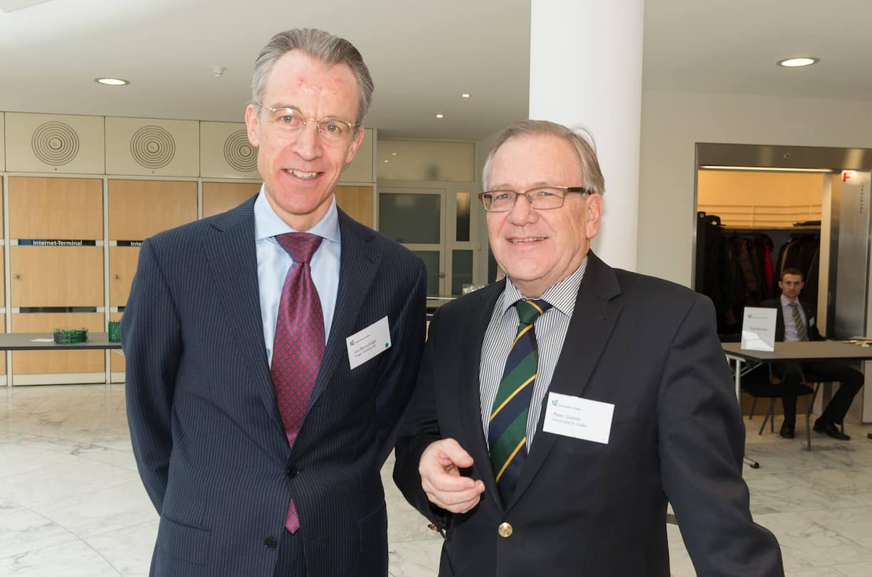 Urs Bertschinger, Prager Dreifuss AG; Peter Gomez, Uni St. Gallen