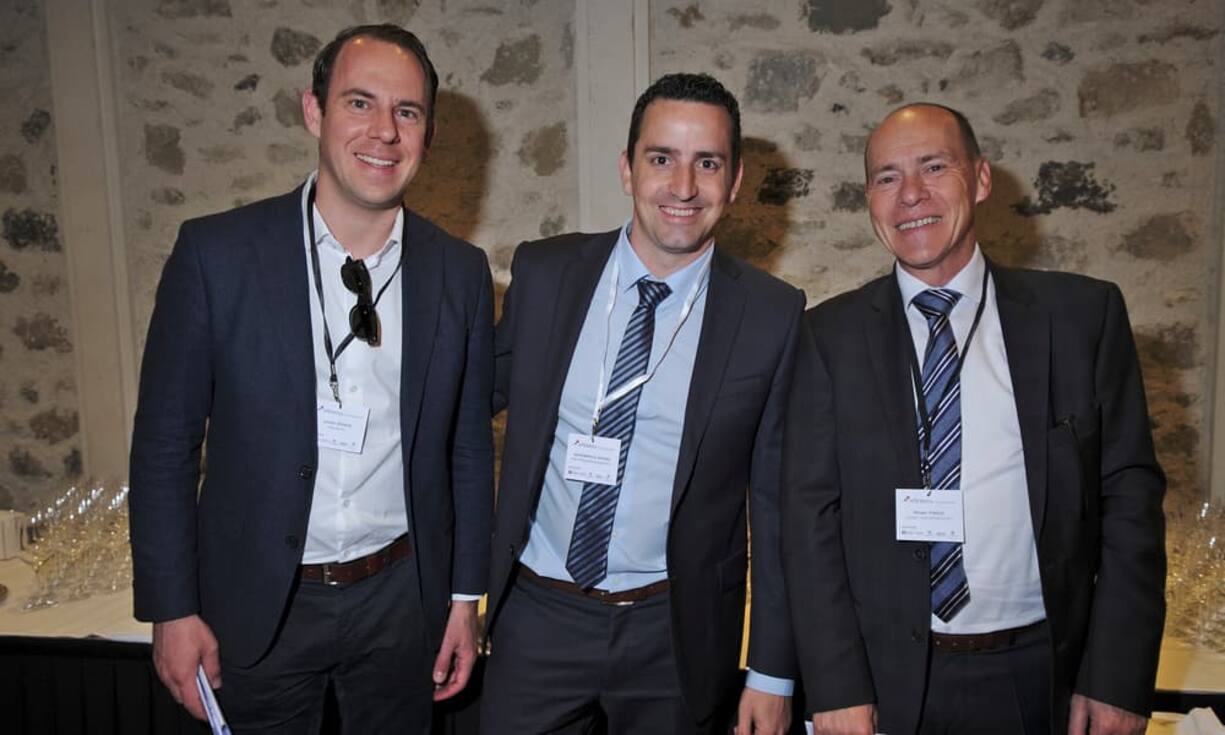 Markus Leimer, Kundenberater, Swiss Life AG;
Sandro Santostefano, SWICA Gesundheitsorganisation;
Patrick Moser, Verantwortlicher Grosskundenbetreuung, Sunrise Communications AG