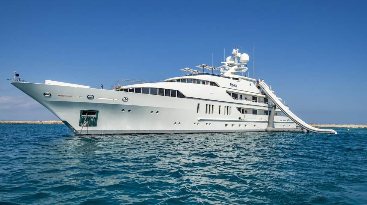 Aus Benkos Besitz: Yacht Roma, ...