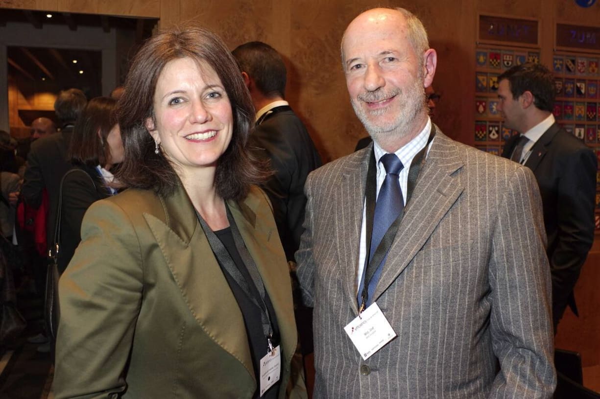 Barbla Bindella-Schaerer, Managing Director & Inhaberin, The Gate Communication AG; Jost Wirz, Vize-Präsident des Verwaltungsrates, Wirz Gruppe