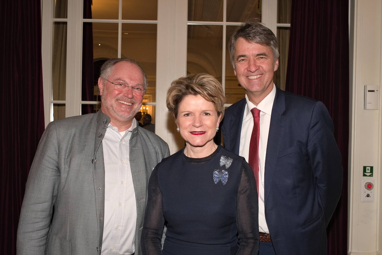 Uwe E. Jocham, DirektionsprÃ¤sident, Insel Gruppe AG;Marie-Gabrielle Ineichen-Fleisch, SECO;Alex von Graffenried, StadtprÃ¤sident Bern