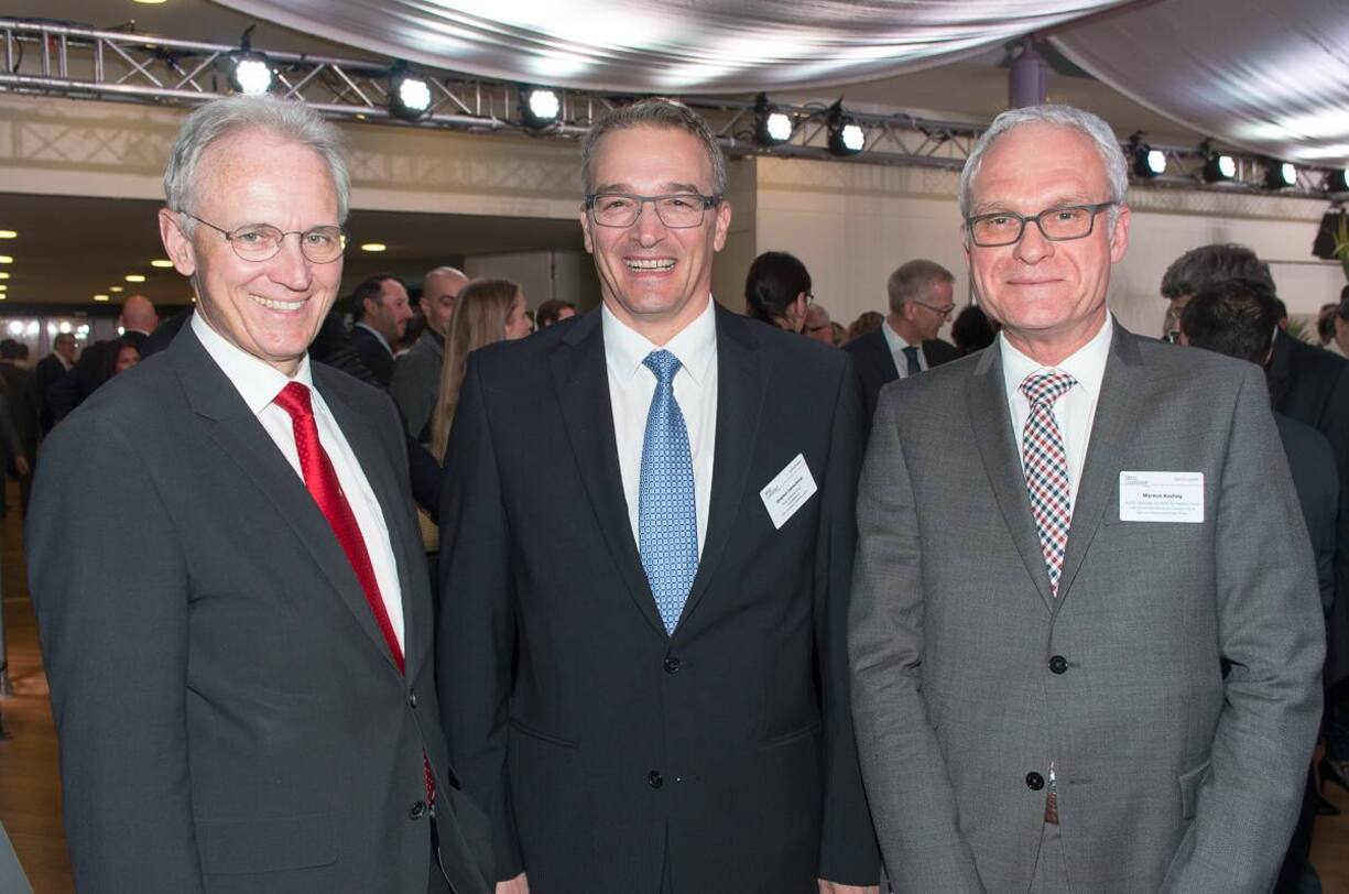 Hans-Ulrich Bigler, Direktor, Schweizerischer Gewerbeverband sgv;  Stephan Isenschmid, Geschäftsführer, Swiss Leadership Forum; Markus Assfalg, Leiter Standortförderung des Kantons Zürich, Amt für Wirtschaft und Arbeit des Kantons Zürich