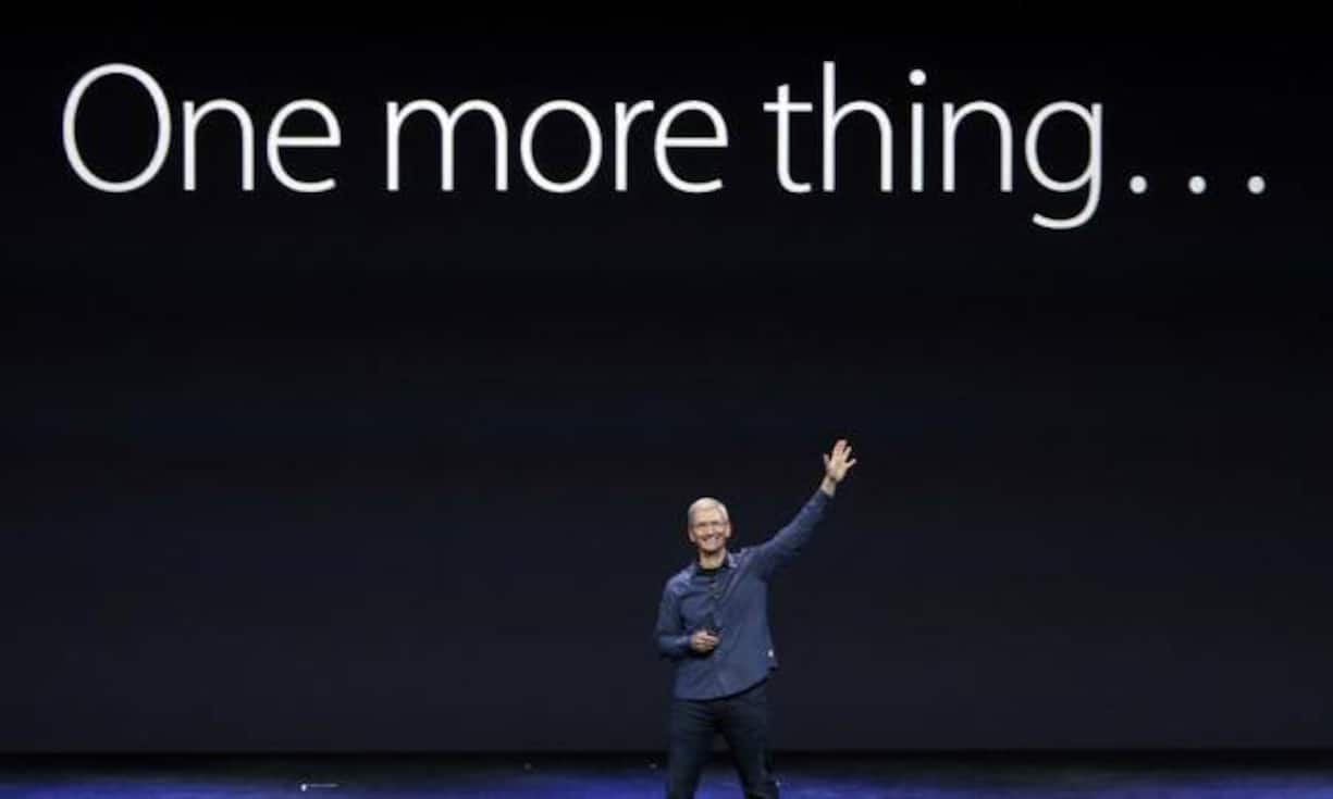 «One more thing...» Bei diesen Worten halten Apple-Jünger den Atem an. Keystone