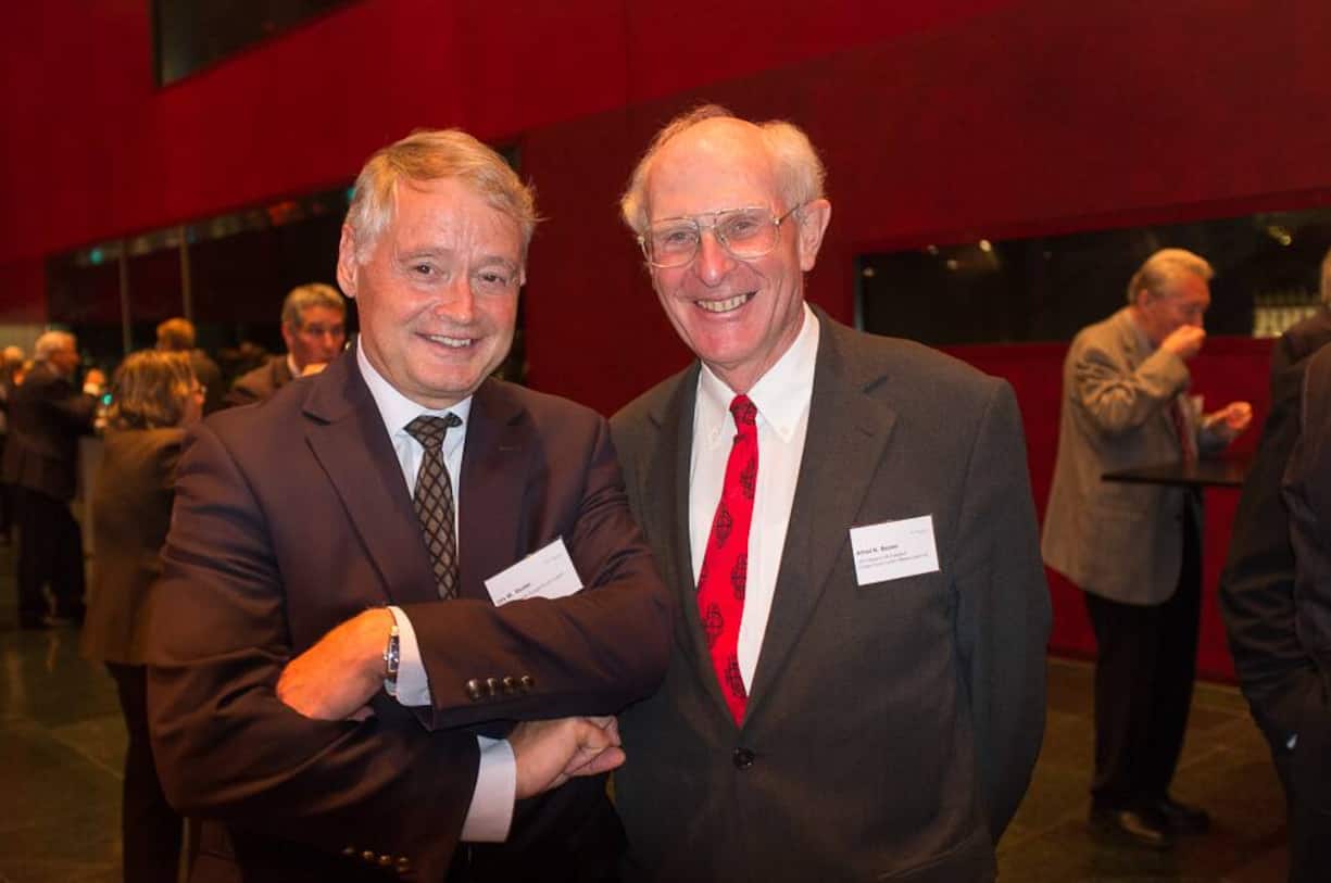 Urs W. Studer, alt Stadtpräsident Luzern; Alfred N. Becker, OK-Präsident Europa Forum Luzern