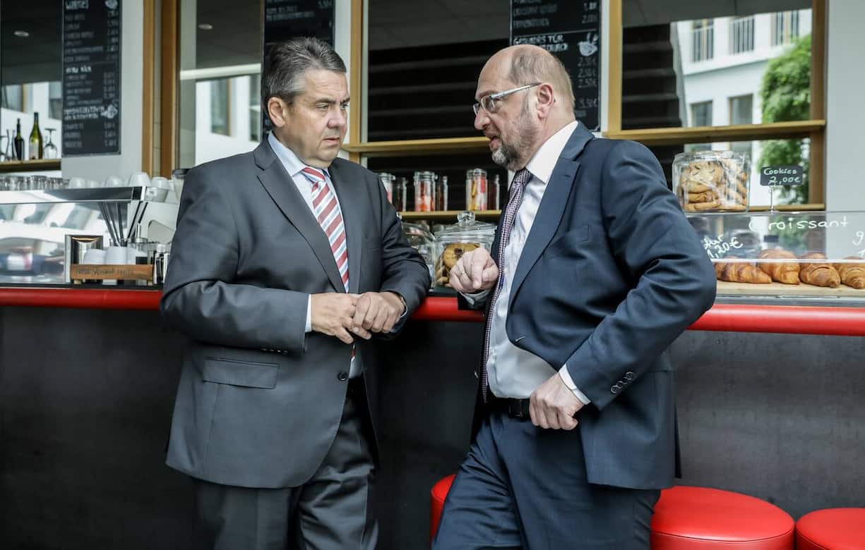 Sigmar Gabriel und Martin Schulz