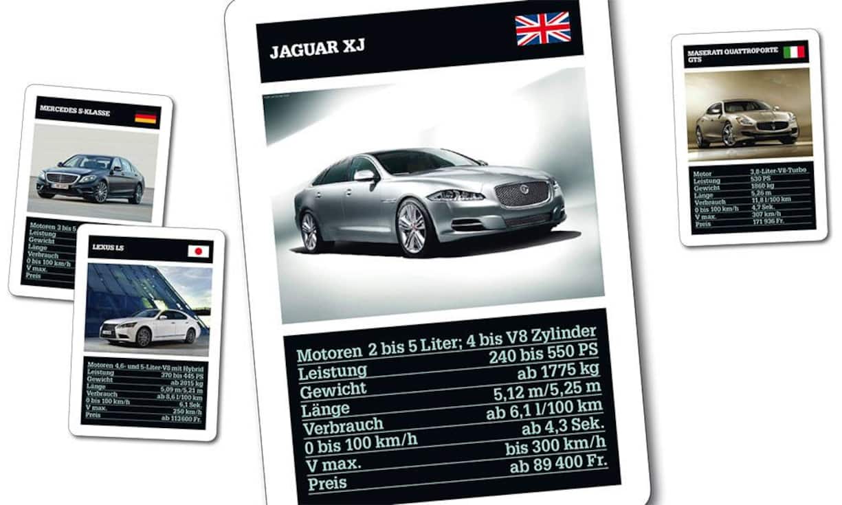 Der elegante, fast coupéartige Jaguar, gekleidet in eine Vollaluminium-Karosserie, ist seit 2013 auch mit Allradantrieb erhältlich. Die Motorenpalette startet mit einem Vierzylinder (2.0, 240 PS). Bei den Benzinern stehen der 
mit Allradantrieb kombinierte 3-Liter-Kompressor-V6 (340 PS) und ein 5-Liter-V8-Kompressor (510 PS) im Angebot. Der 3-Liter-Turbodiesel leistet 275 PS.