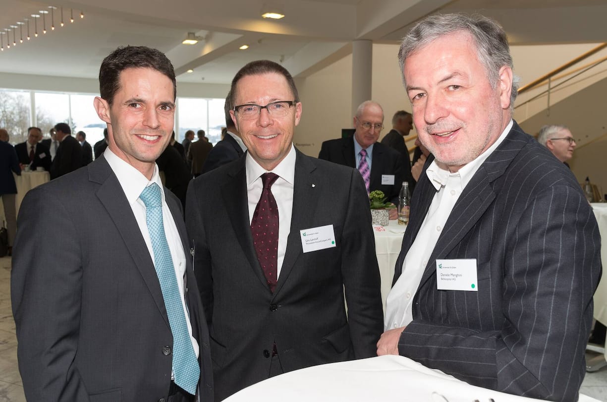 Christian Sutter, Credit Suisse; Urs Landolf, PricewaterhouseCoopers AG; Daniele Menghini, Bellecapital AG