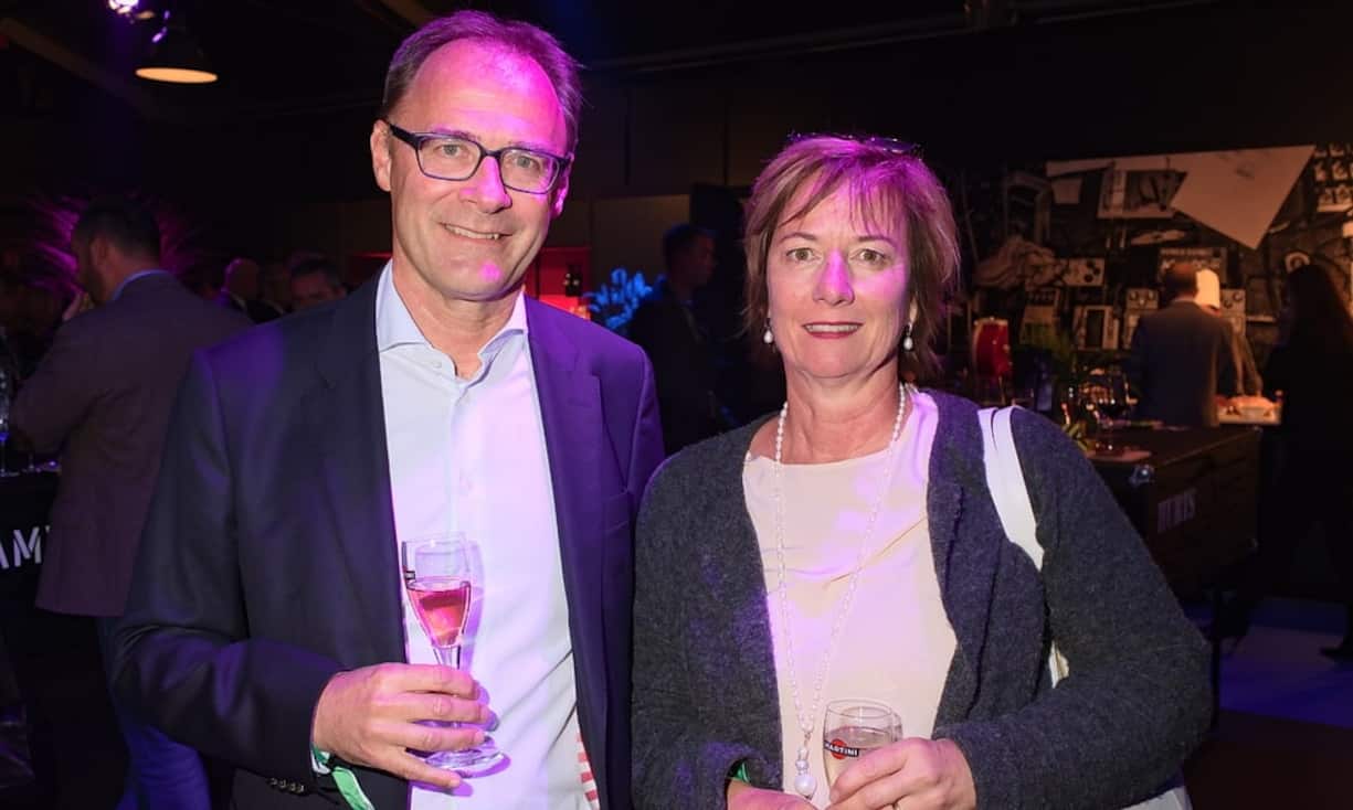 Toni Humbel, CEO, Ricola AG;
Sonja Humbel, seine Gattin