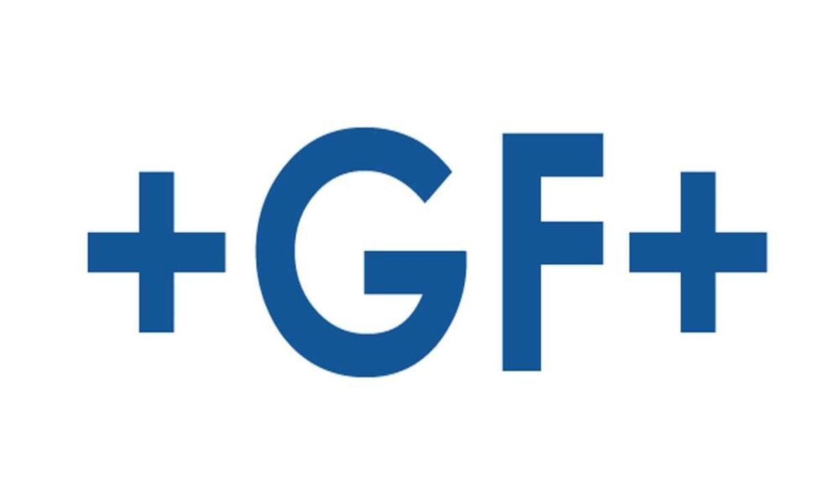 Seit 1890 schmückt das Schaffhauser Industrieunternehmen sein Markenzeichen mit zwei «+». Das Symbol stellt kein Plus, sondern ein Röhrenverbindungsstück dar. Dieses auch Fitting genannte Produkt zählt bis heute zu den wichtigsten des Konzerns.