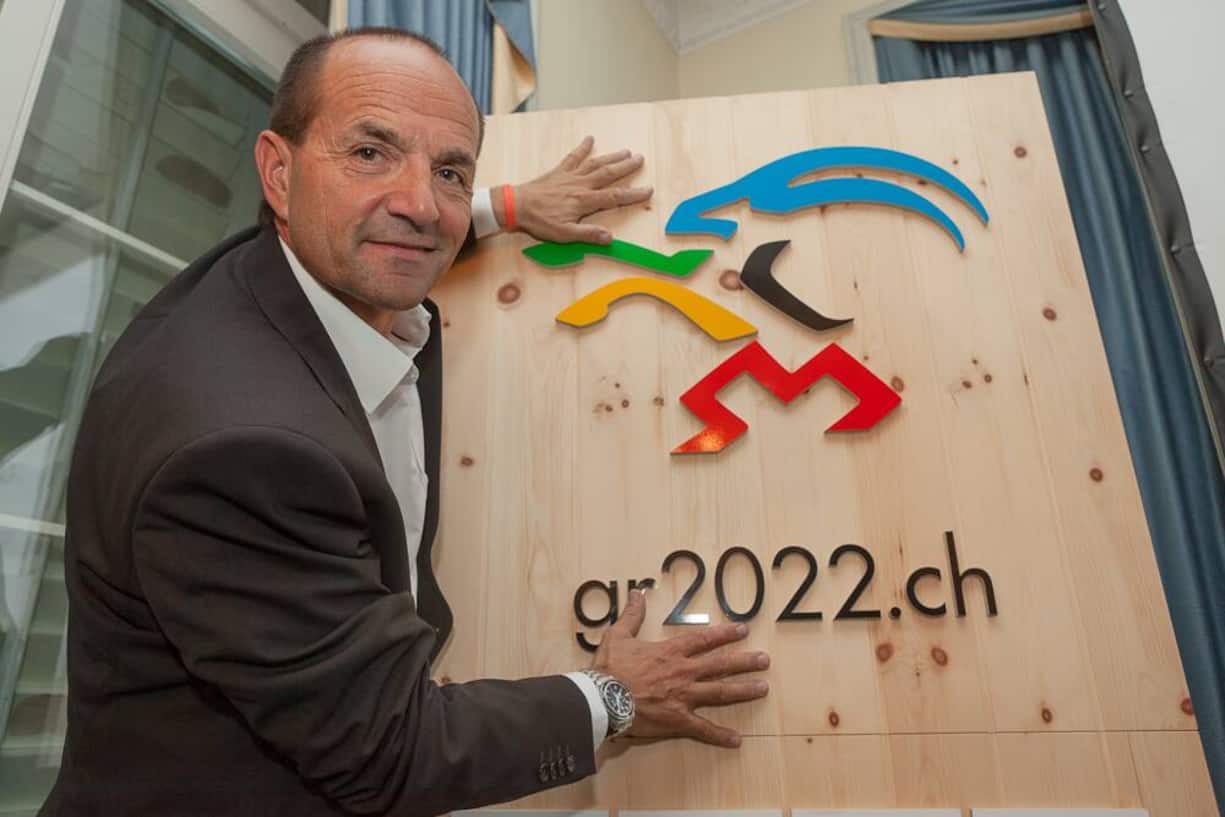 Gian Gilli, Graubünden 2022 mit dem Logo Graubünden 2022