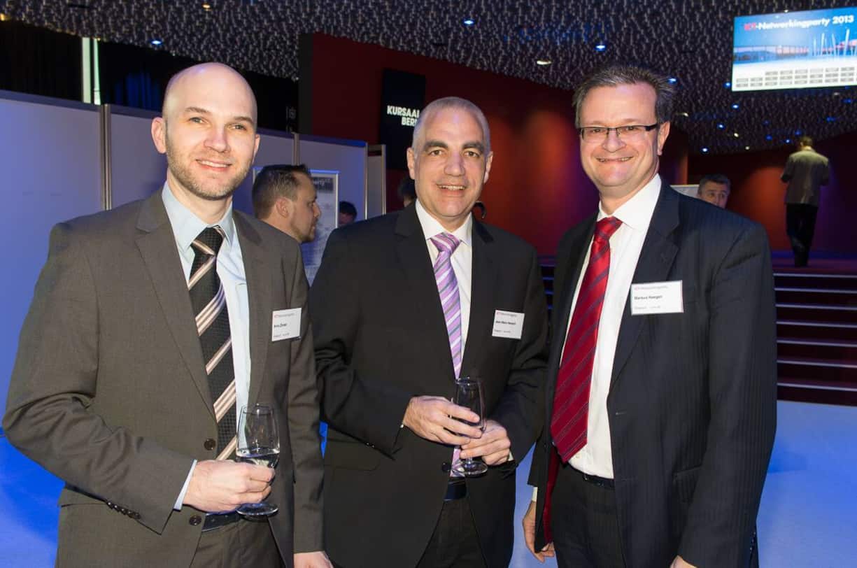 Arno Zindel, Channel Director, Canon (Schweiz) AG; Jean-Marc Hensch, CEO Swico; Markus Naegeli, CEO Canon (Schweiz) AG; Jörg Aebischer, ICT Berufsbildung Schweiz