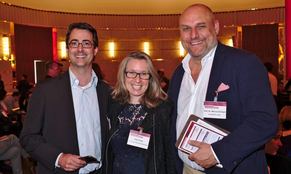 Marcus Händel, einer der führenden Schweizer Instagramer;
Katja Feige, Projektleiterin, htp SG Managementberatung;
Marcus Schögel, Director, Institute of Marketing, Uni St. Gallen