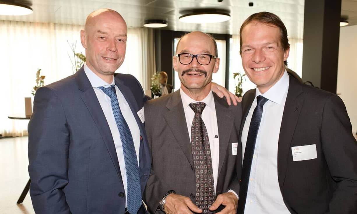 Søren Mose, VR, SIX; Philipp Halbherr, Mitglied der Geschäftsleitung, Schweizer Bankiervereinigung; Jochen Dürr, CRO, SIX