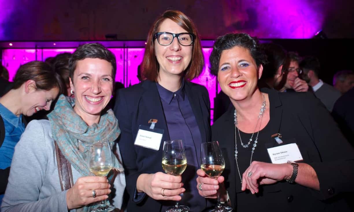 Franziska Kellenberger, Leiterin Dialog Marketing-Kommunikation, SBB;
Eliane Tschudi, Leiterin Marketing & Kommunikation, Valiant Bank;
Myriam Siksou, Head of Corporate Marketing, SBB