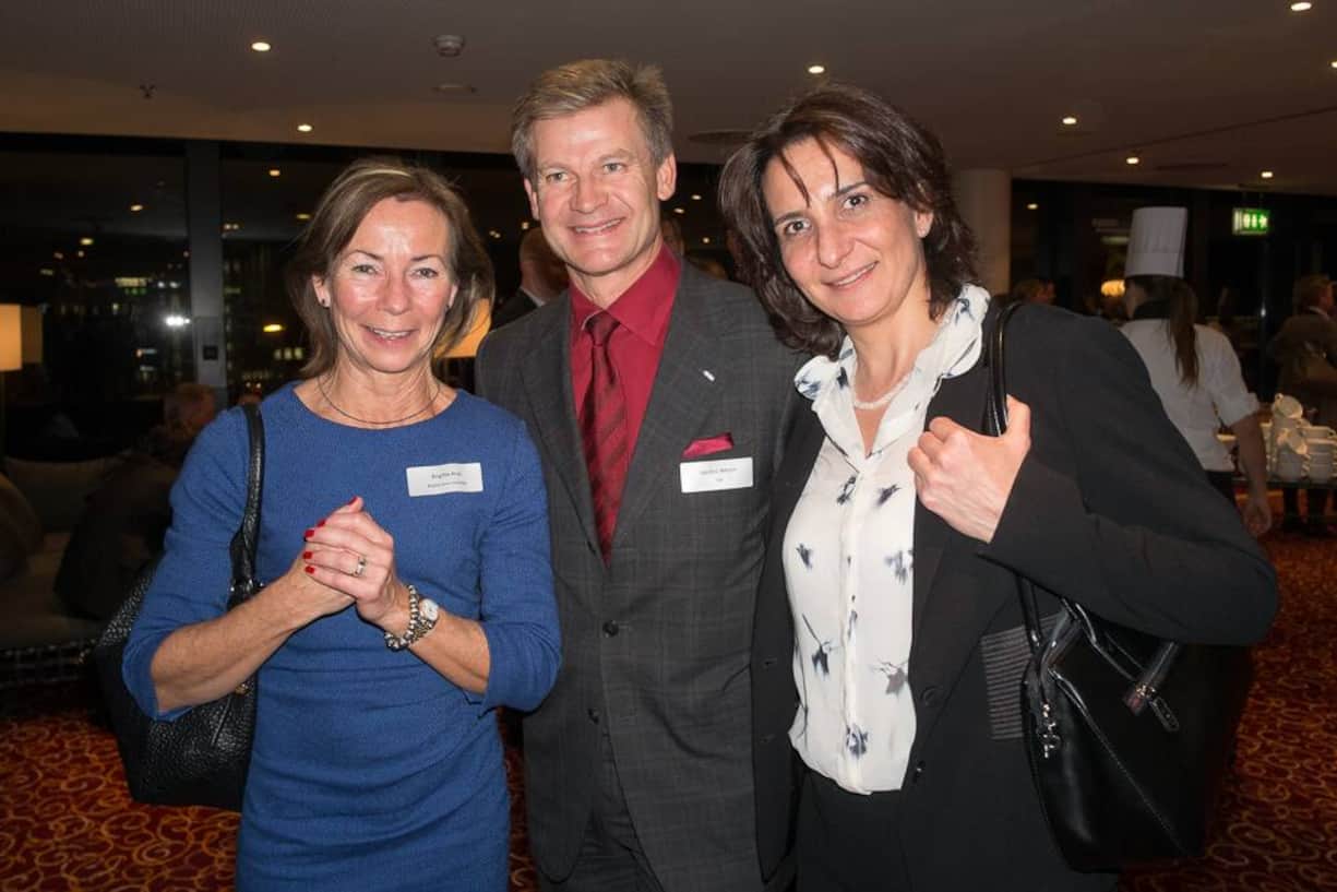 Birgitta Arve, Birgitta Arve Consulting; Jan-Eric Nilsson, SEB; Rosanna Cataldo, General Manager für Schweiz, Scandinavian Airlines