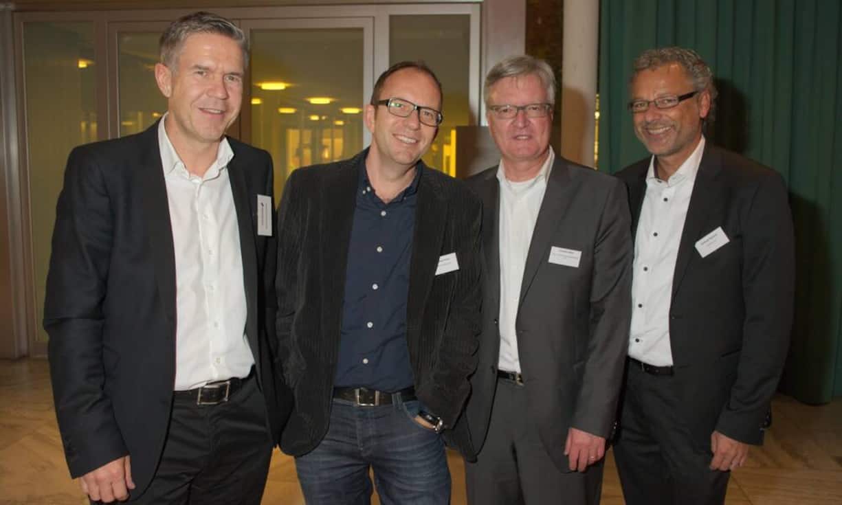 Roland Wahrenberger, Axel Springer Schweiz AG; Matthias Kiess, TBWA Switzerland AG; Christian Merk, Zürich Versicherungs-Gesellschaft AG; Andreas Spycher, Publicitas AG