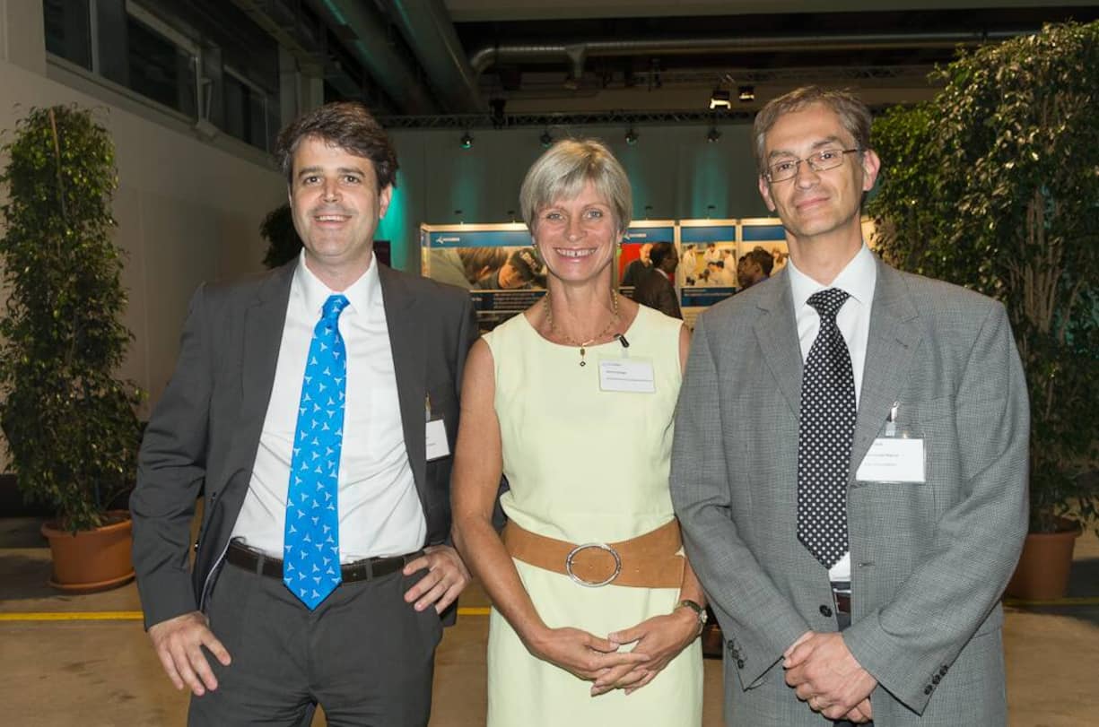 Nicolas Stephan, swissmem; Verena Utzinger, Schweizerische Exportrisikoversicherung; Jean-Claude Wagnon, Eidgenössische Oberzolldirektion