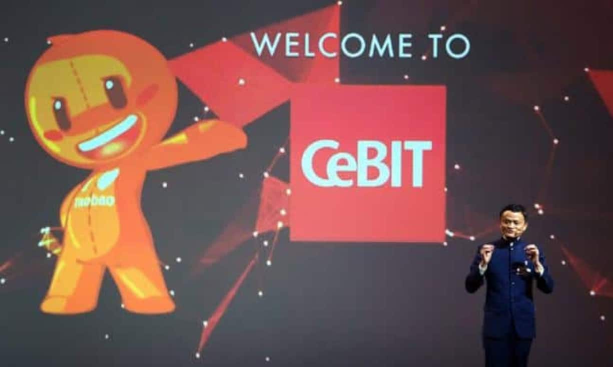 Internetmilliardär Jack Ma bei der Eröffnungsfeier. Chinas aufstrebende IT-Industrie ist für den Westen sowohl Chance als auch Risiko. Bilder: Keystone