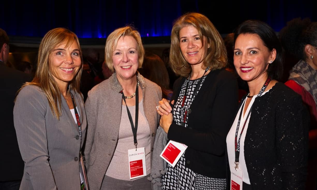 Irina Siegrist, CEO, Siegrist Beteiligungen;
Monika Ribar, Member of the Board, Lufthansa, SBB, Sika, Chain IQ;
Monika Kern, Interpreter;
Tatjana Frey, Co-Founder & President, Frey Charitable Foundation