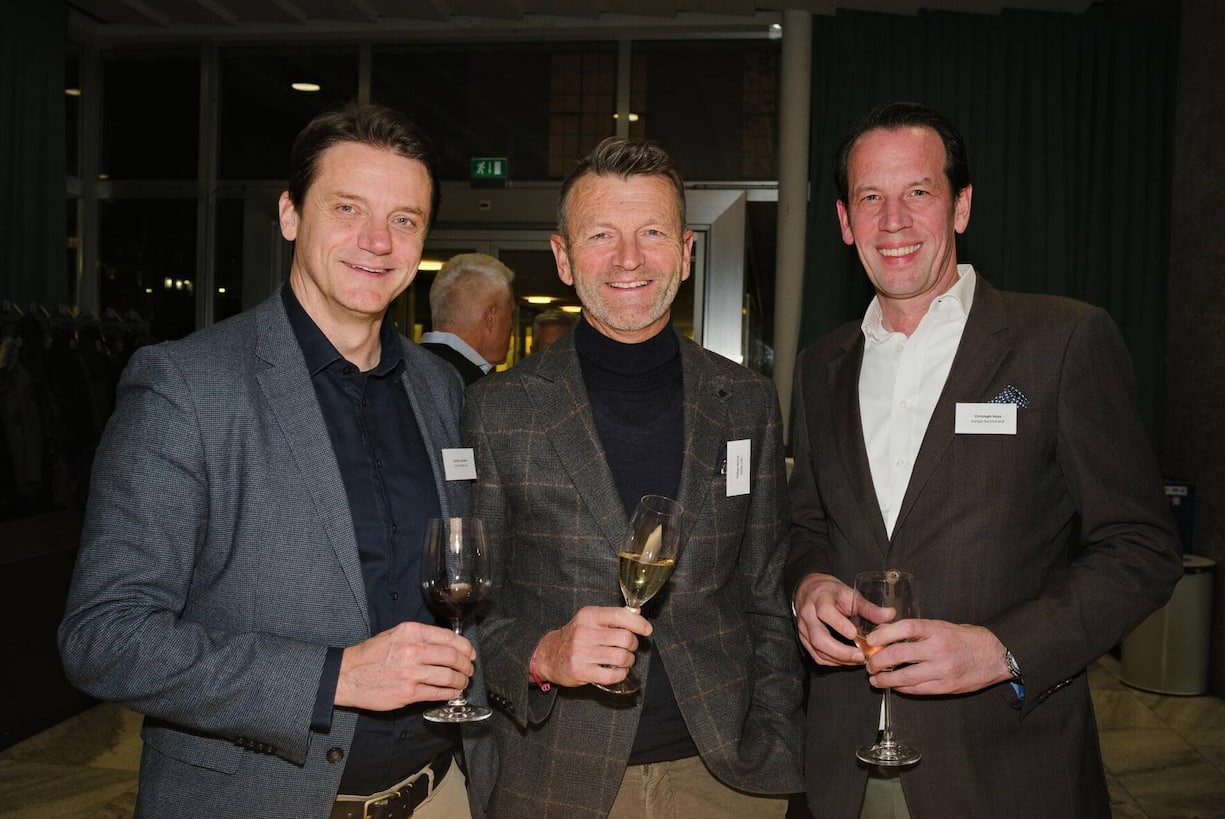 Carsten Jochem, Cornèr Bank AG; Philipp Wetzel, Amag Lab; Christoph Haas, Kamps Switzerland.
