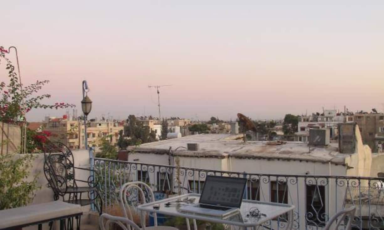 Die Wohnung des Autors in Damaskus. In der syrischen Hauptstadt war die Konzernzentrale der Ländergesellschaft von Lafarge angesiedelt.