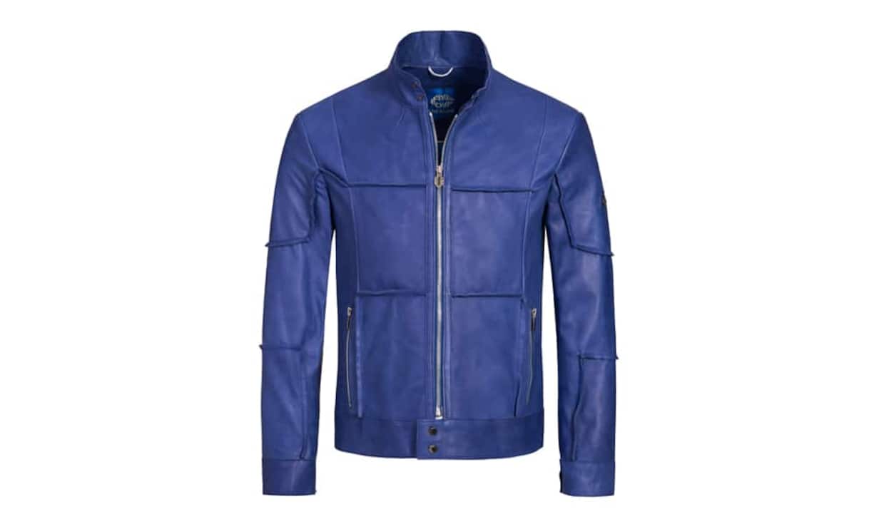 Königlich: Live & Love (Mann) Die besondere Aussennahtverarbeitung dieser königsblauen Jacke aus Lammnappa ist ein garantierter Blickfang. Preis 2300 Franken