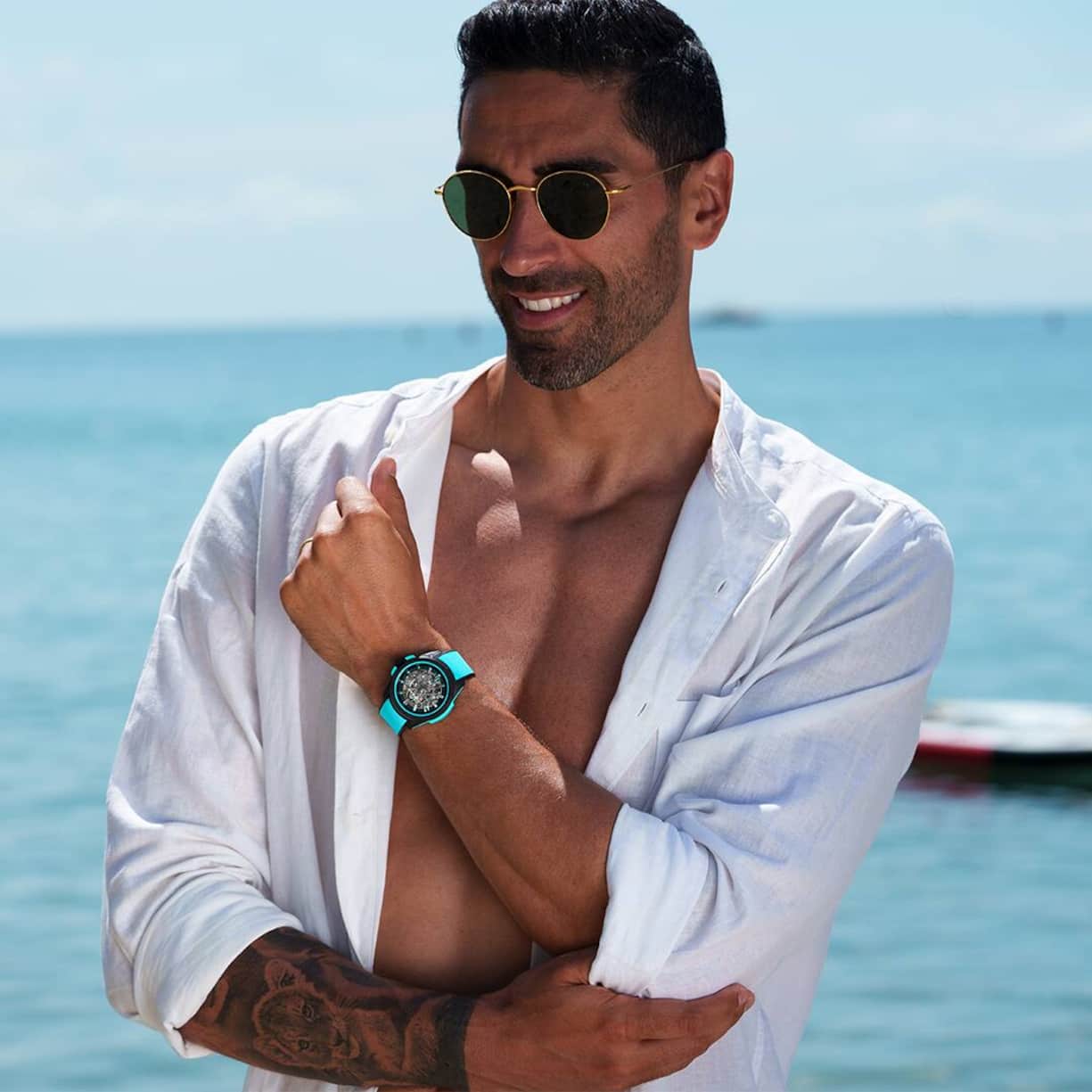 Der italienische Superschwimmer Filippo Magnini ist neuer Norqain-Ambassador.