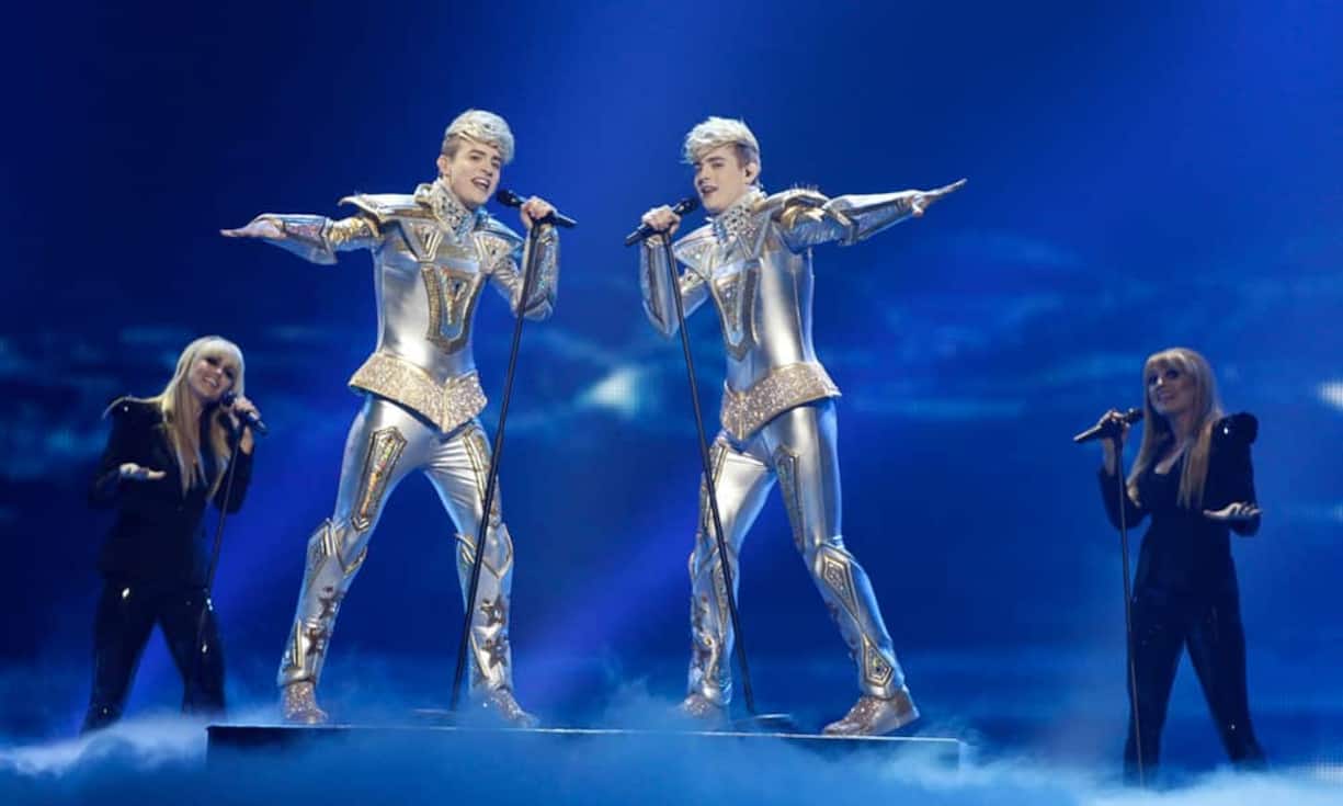 IrlandAuf sieben Siege beim ESC brachte es bisher einzig und alleine Irland. 1970, 1980, 1987, 1992, 1993, 1994 und 1996 waren Teilnehmer von der Insel erfolgreich. Die Zwillinge Jedward (Bild) konnten trotz zwei Teilnahmen (2011 und 2012) diese Erfolgsbilanz nicht verbessern.Bilder: Keystone