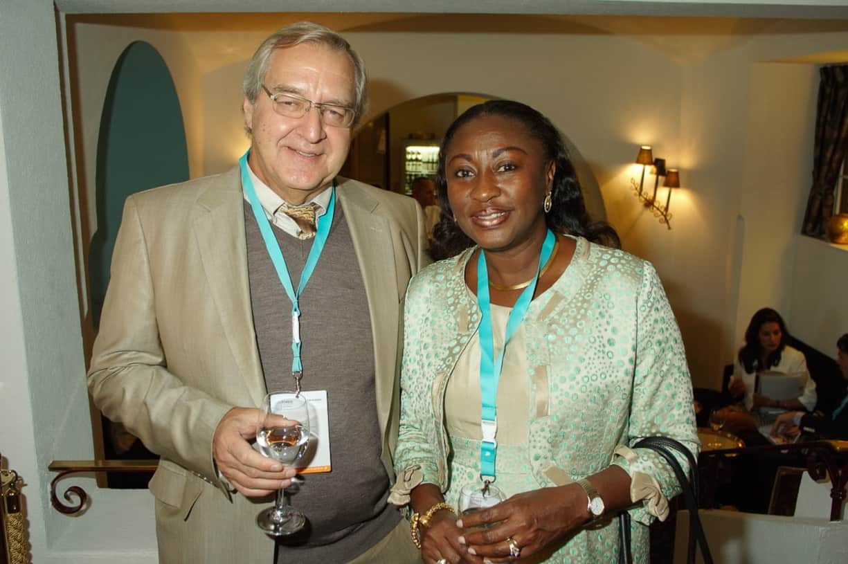 Paul De Petter, Africa Manager, Barry Callebaut; Patricia Poku Diaby, CEO, Plot Enterprise Ghana Ltd.