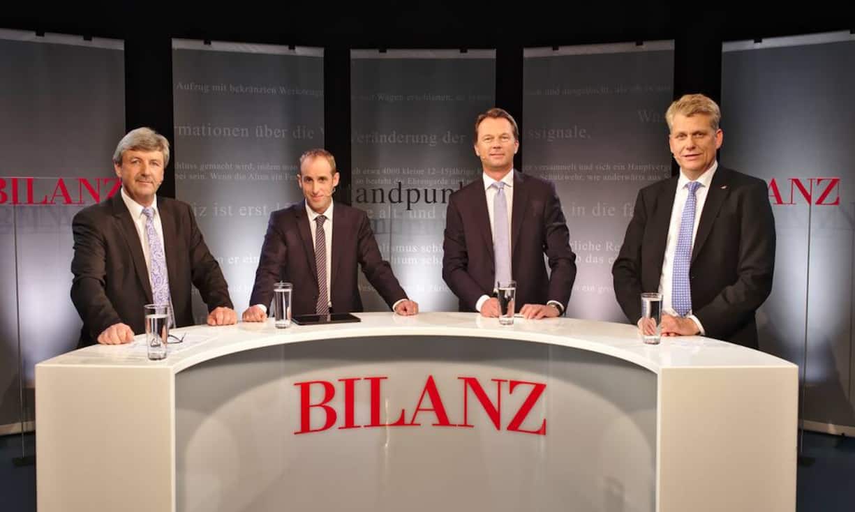Daniel Weder, Skyguide;
Stephan Widrig, Zurich Airport;
Dirk Schütz, Bilanz;
Harry Hohmeister, Swiss International Air Lines Ltd.