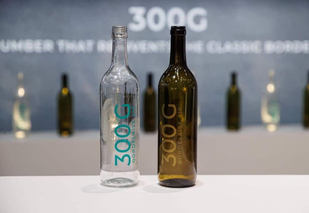 Nur 300 Gramm statt der handelsüblichen 750 Gramm bringt die neue Bordeaux-Flasche von Verallia auf die Waage.