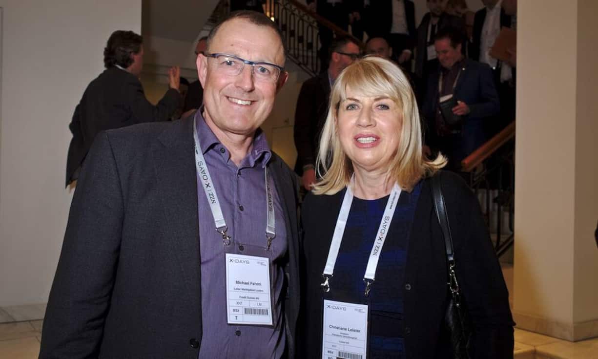 Michael Fahrni, Leiter Marktgebiet Luzern, Credit Suisse AG;
Christiane Leister, Inhaberin & VRP, Leister AG