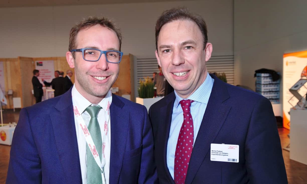 Sylvain Jaccard, Head of S-GE Western Switzerland;
Michel Patteet, Wirtschafts- und Handelsrat, Konsulat von Belgien, Zürich