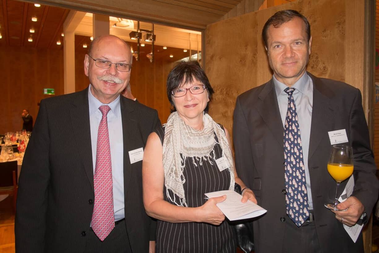 Hans-Christian Steckling, Managing Director, HCS-Consulting; Janine P. Dean, Country Growth Leader Switzerland/Austria, Dupont de Nemours International Sàrl; Manuel Ebner, CEO, Merrill Lynch Capital Markets AG