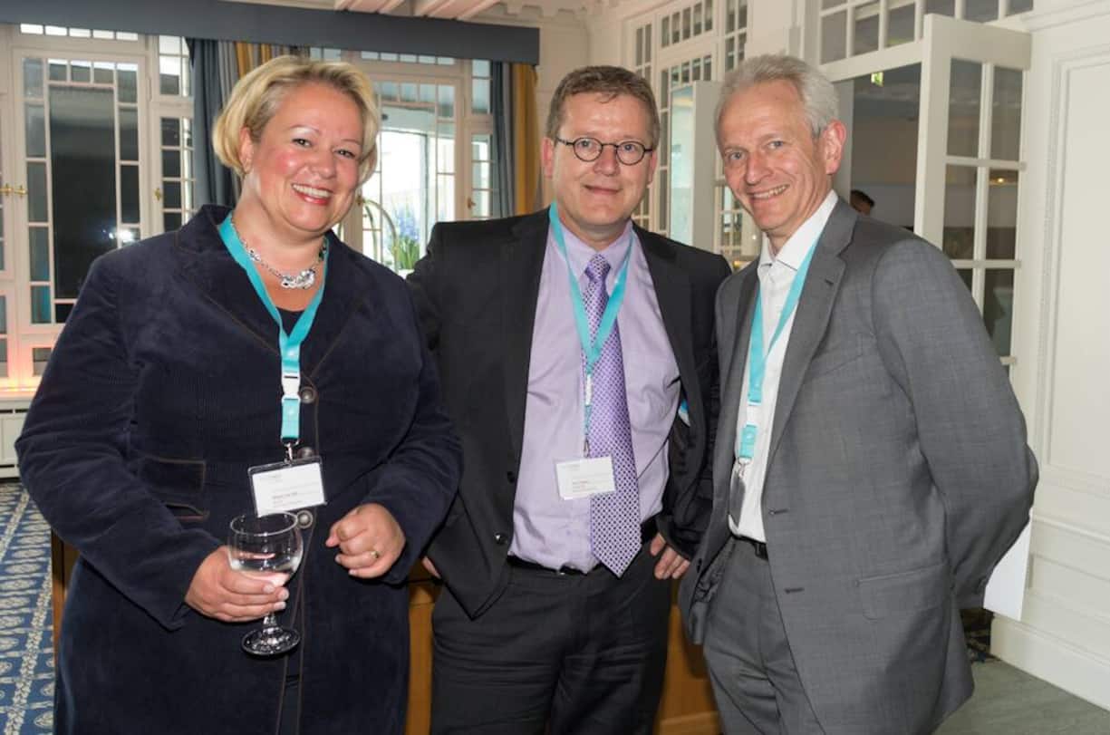 Mirjam Van Dijk, Managing Director, Royal Duyvis Wiener BV; Tom Velthuis, Sales Manager, Royal Duyvis Wiener BV; Dirk Poelman, COO Barry Callebaut AG