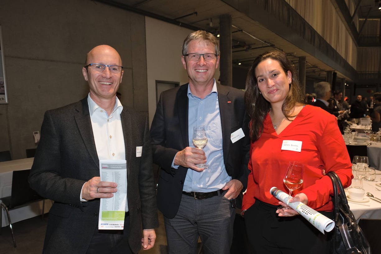 Peter Arnet, SPIE Schweiz AG;Andreas Gnos, Technische Betriebe Wil;Nathalie Blumenau, SPIE Schweiz AG
