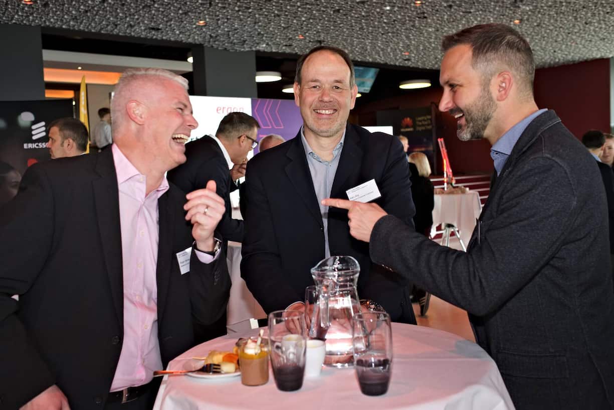 Roger Berliat, Swisscom (Schweiz) AG; Alain Jörg, Swisscom Enterprise Customers; Mario Schmuziger, Zühlke Enginieering AG