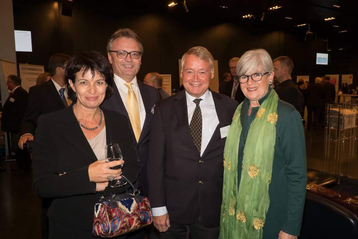 Doris Leuthard, Bundesrätin; Stefan Roth, Stadtpräsident Luzern; Urs W. Studer, alt Stadtpräsident Luzern; Yvonne Schärli, Regierungsrätin Kt. Luzern