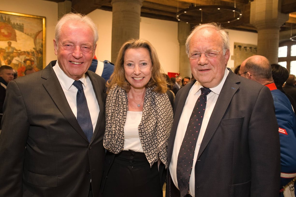 Rubino Mordasini, Arzt und Verwaltungsrat;Renata Mordasini, Apothekerin;Johann Schneider-Amman, alt Bundesrat