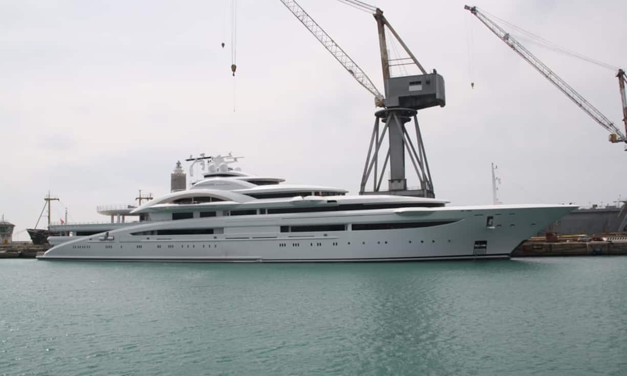 Platz 15: Maryah — 125 MeterEin 1991 in Polen gebautes Forschungsschiff, das in Grossbritannien zum Luxusdampfer umgebaut wurde. Jetzt kann die Maryah bis zu 54 Personen unterbringen. Piergiuliano Chesi/Wikimedia/CC