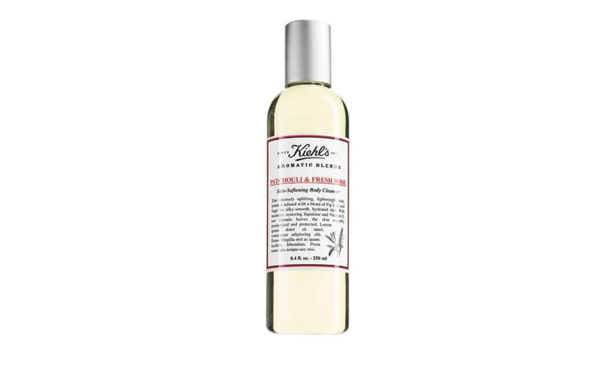 Kiehl’s: Die Kosmetikmarke aus den USA präsentiert Duschgels in fünf ausgesuchten Duftrichtungen, die frei von Sulfaten sind. Neu ist die Variante Patchouli & Fresh Rose. 250 ml, 32 Franken