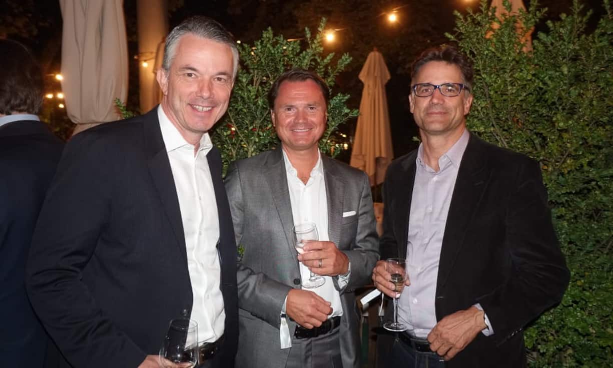 Pascal Forster, Geschäftsführer, Kienbaum Consultants International GmbH; Alexander Zschokke, CEO, Franke Group; Philipp Cottier, Bellegarde Capital