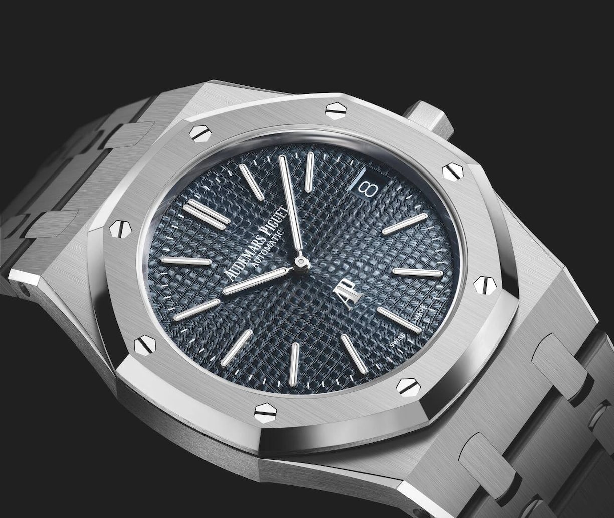 Nahaufnahme der Audemars Piguet Royal Oak Jumbo