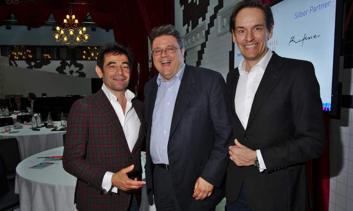 Schoscho Rufener, Veranstalter digital economic forum;
Oliver Stoldt, Veranstalter digital economic forum;
Patrick Warnking, Country Director, Google Switzerland