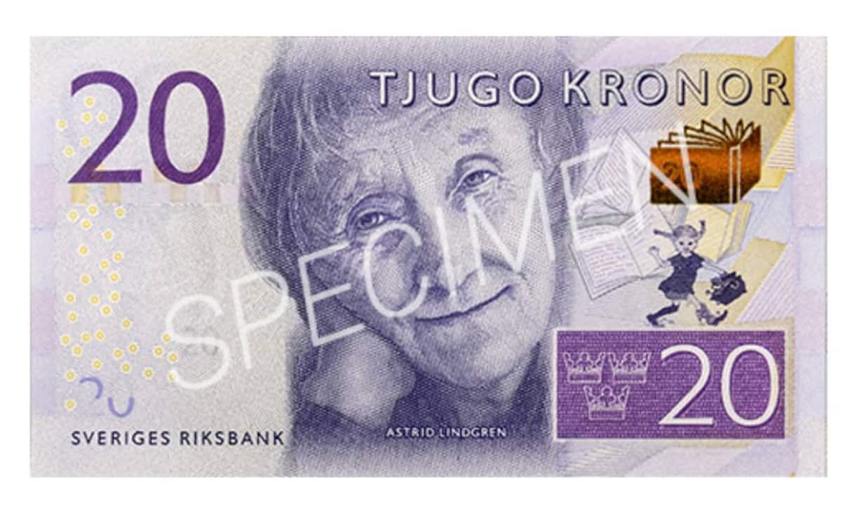 Auf der 20-Kronen-Note löst Kinderbuchautorin Astrid Lindgren ihre Kollegin Selma Lagerlöf ab, statt mit Nils Holgersson zahlt man in Schweden neu mit Pippi Langstrumpf.