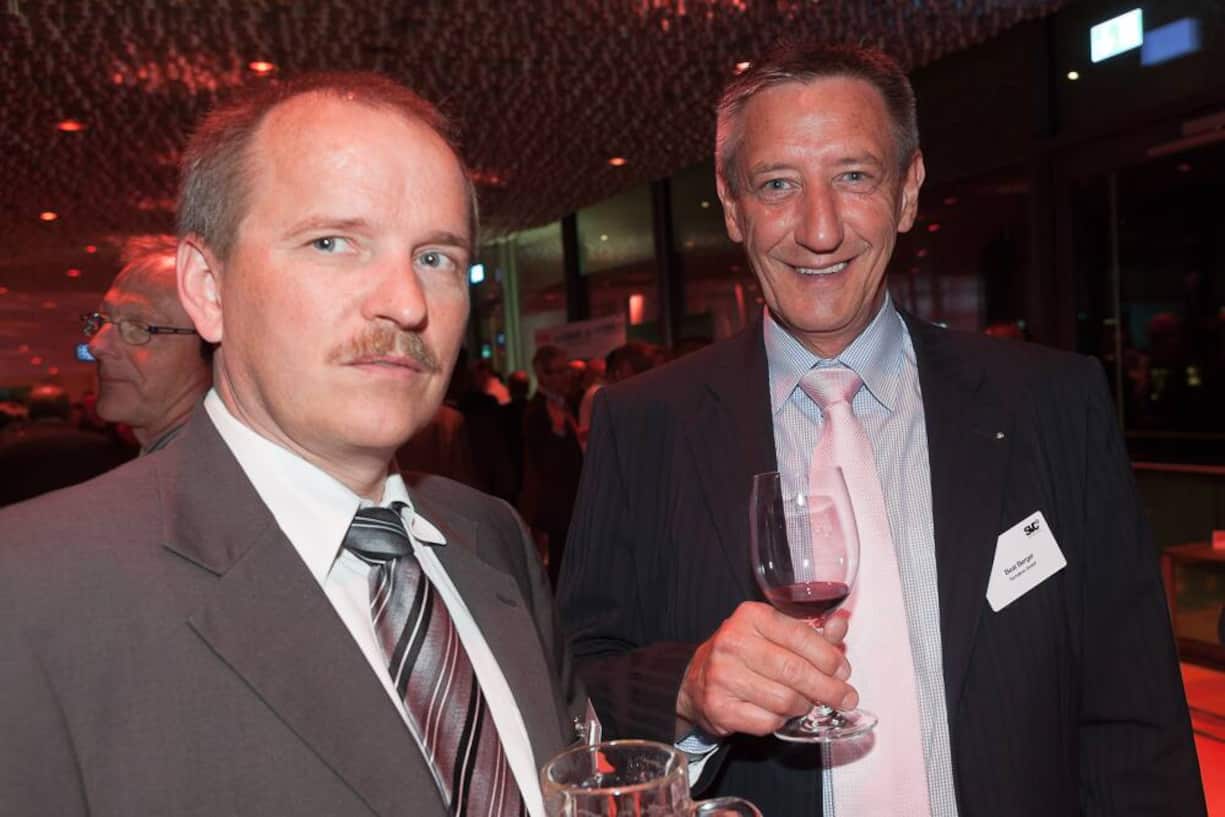 Heinz Többen, COO, Wagner AG; Beat Berger, Geschäftsführer Techatron GmbH