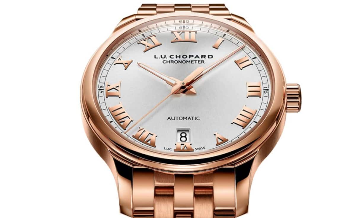 Chopard Herrenuhr: L.U.C 1937 Classic in Roségold mit dem eigenen Kaliber L.U.C 01.01-L, versilbertem Zifferblatt und Chronometer-Zertifikat, 34 300 Franken.
