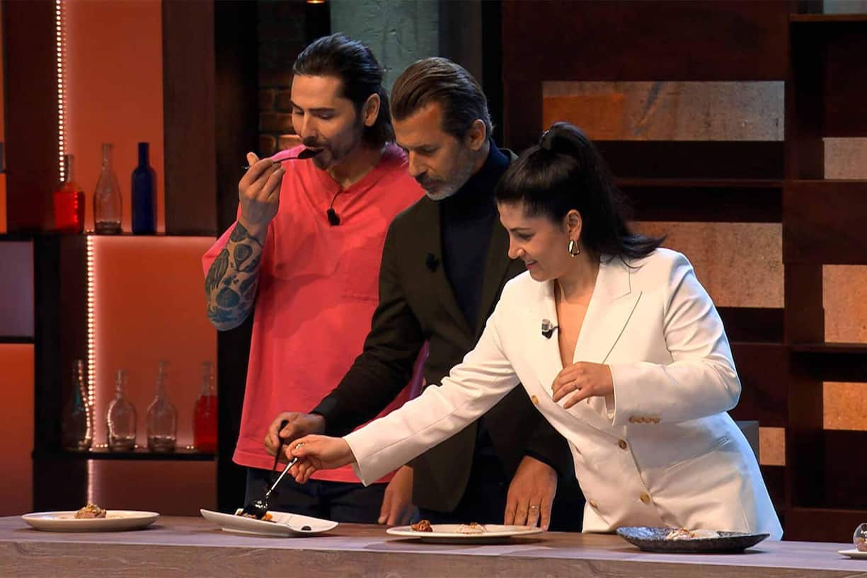 SIE SUCHEN DEN «MASTERCHEF» Die Köche Nenad Mlinarevic, Caminada und Oskan (v.l.), Profi-Jury dieser Schweizer Kochshow, zeigen mitunter TV-Talent.