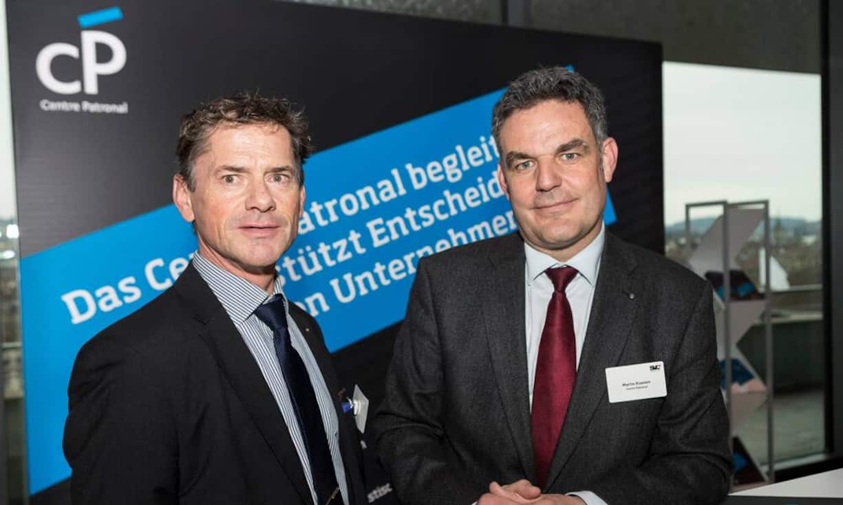 Pierre-Alain Rom, Rom Treuhand AG; Martin Kuonen, Centre Patronal